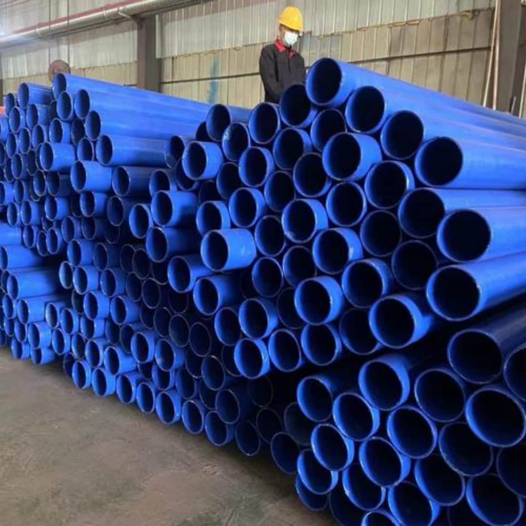 热浸塑保护钢制复合钢管精工制作