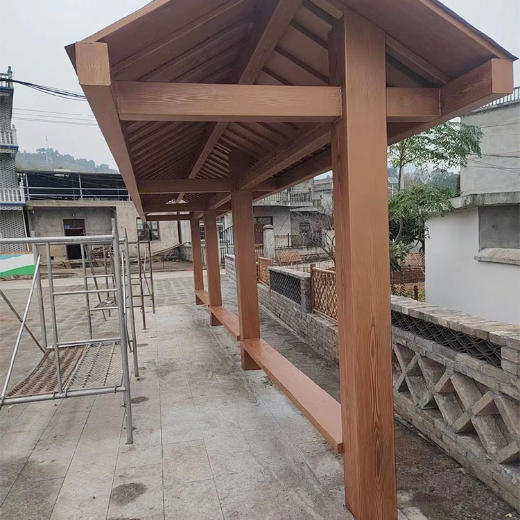 仿古園林建筑木紋漆源頭工廠