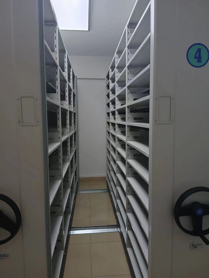 服務客戶【樺平】機械式手搖密集柜實拍品質保障
