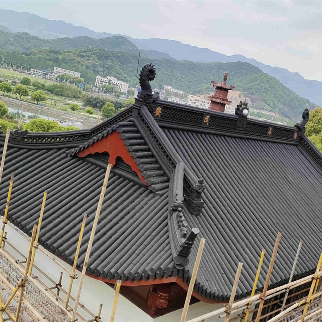 中式屋面瓦 陶土琉璃瓦優勢特點